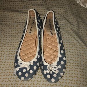 Rampage Polka Dot Flats